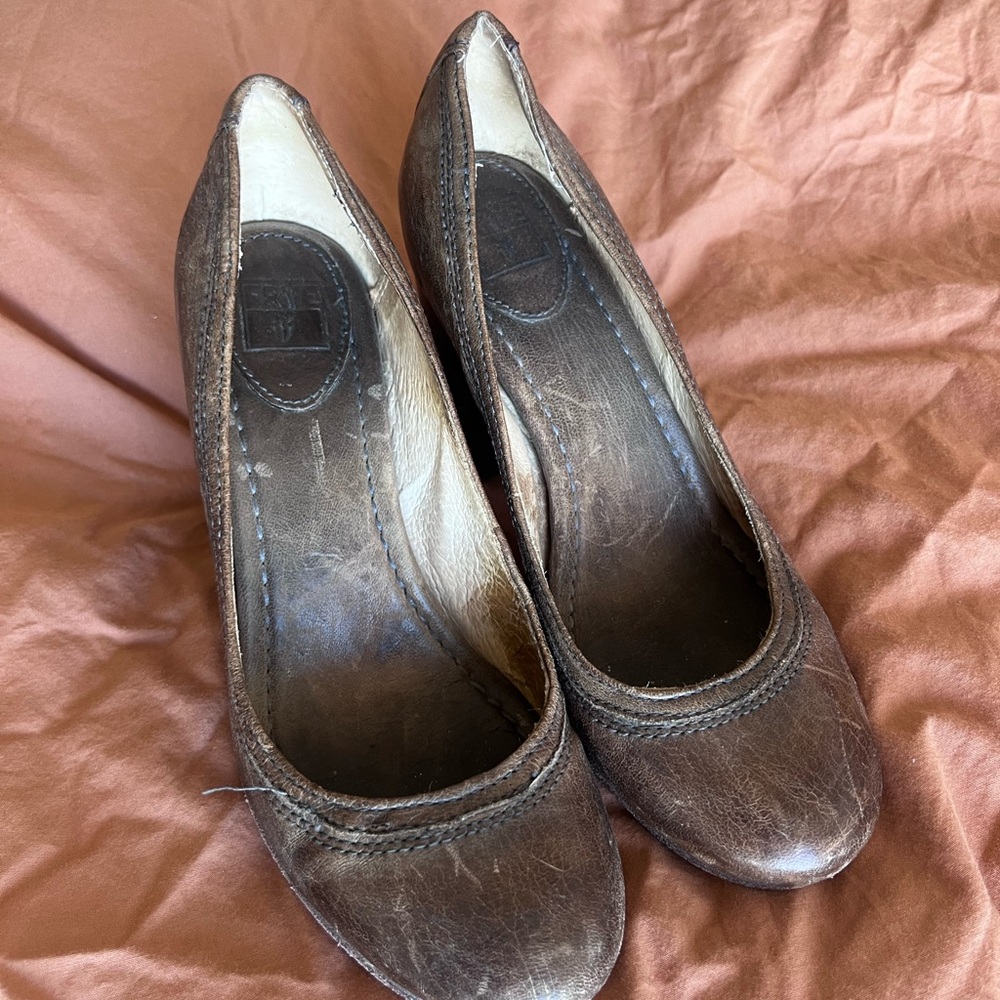Brown Leather Women's Shoes